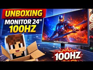 Unboxing the XUNDEFINED 24” 100Hz Gaming Monitor | Is it good and cheap?