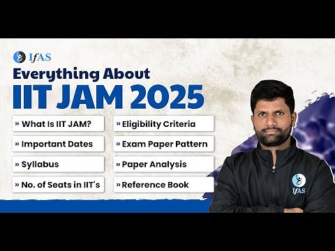 IIT JAM Mathematics Full Details 2025 | IIT JAM Mathematics Full Information | IFAS