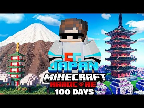 I Survived 100 Days in JAPAN Minecraft Hardcore 🇯🇵🔥 | Ultimate Survival Challenge