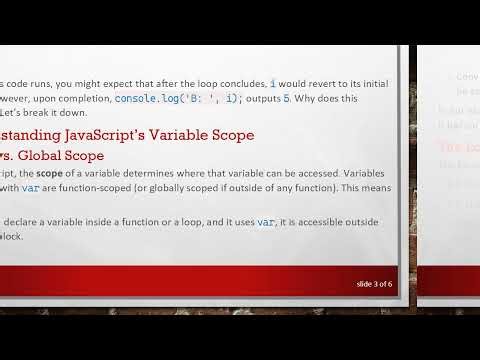 Understanding Why i Becomes 5 After a JavaScript Loop