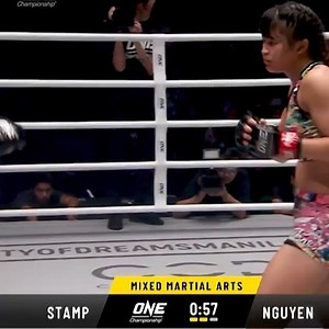 1.2K views · 65 reactions | On more day! Stamp will drop bombs! Flash to Stamp Fairtex and Bi Nguyen dropping BOMBS! Will Stamp have another war with Sunisa Srisen this Friday? @stamp_fairtex @killerbeemma @oiwsunisa #NoSurrender How to watch ONE: NO SURRENDER on 31 July Link in ONE’s bio  @onechampionship | Fairtex Training Center | Facebook