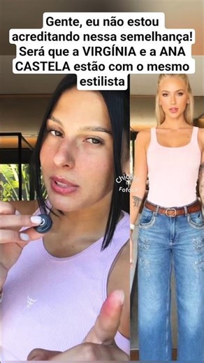 O que NINGUÉM VIU no look da Virgínia! #shortsviral #anacastela #virginia