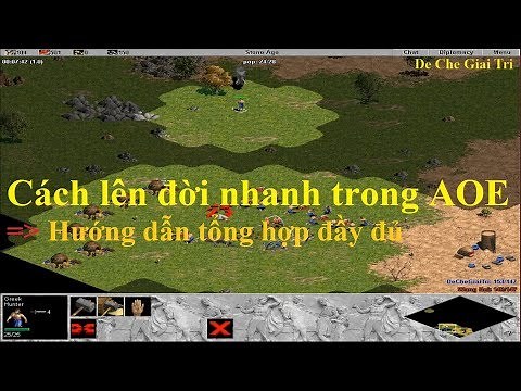 Cách lên đời nhanh trong AOE | Hướng dẫn tổng hợp đầy đủ