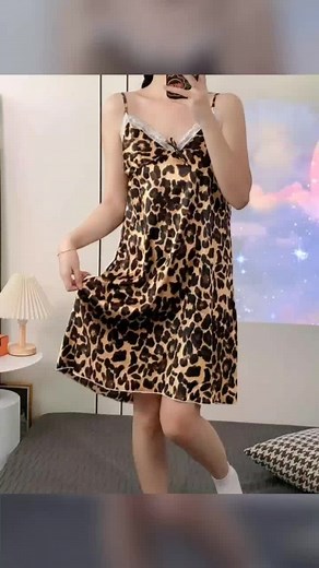 New Ladies Sexy Silk Satin Nightgown Lace Night dress Sleepwear Only ₱139.00!