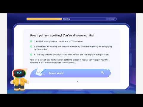 Free Lesson - Identify and Describe Mulitplication Patterns