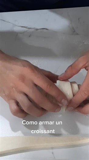 Como armar un delicioso Croissant de mantequilla #lovecoking #croissant #croissants #pasteleria #panadero