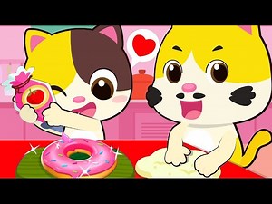 Yum Yum Donuts Song | Learn Colors | Color Song | Ice Cream | Nursery Rhymes | Kids Songs | BabyBus - Videos For Kids