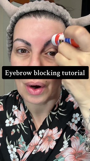 Step-by-Step Brow Blocking Tutorial for Halloween Looks