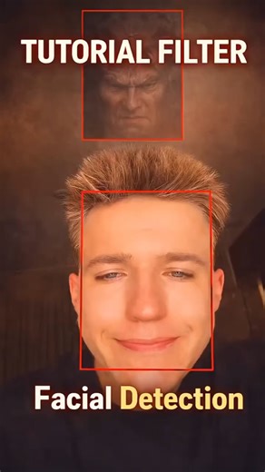 TUTORIAL FILTER FECIAL Detection #tutorialfilter #viralshorts #edit #trollface #tiktokviral