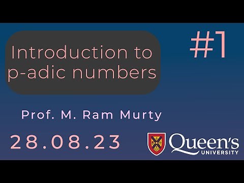 Lecture 1: Introduction to p-adic numbers