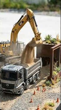 RC Excavator: 1:14 Scale Desert Reconstruction | RC Construction Vehicles