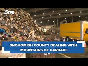 Mountains of garbage force Snohomish County to temporarily close three transfer stations