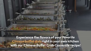 Chinese Buffet Crab Casserole