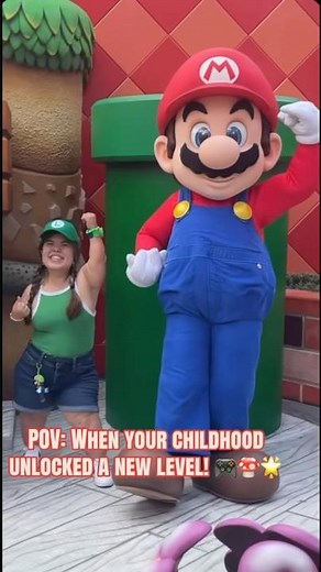 Happy MAR10 Day!❤️🍄 #marioandluigi #nintendoworld #epicuniverseorlando