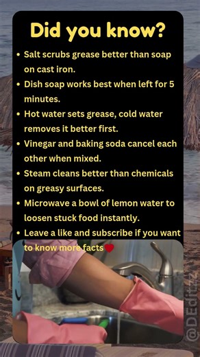 You’re Cleaning Grease Wrong#facts#lifehacks#trending#viral#didyouknow#cleaning#shorts#kitchen#food