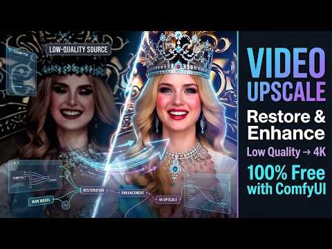 How to Restore, Enhance & Upscale Video with ComfyUI & Wan model
