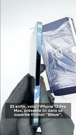 Unboxing iPhone 12 Pro Max reconditionné par CertiDeal