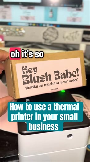 How to use a thermal printer in your small business #businessprinters #thermalprinter ￼