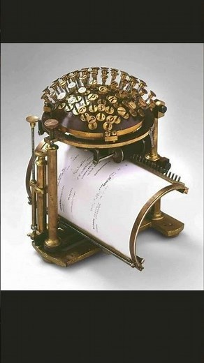 Malling Hansen Writing Ball #ancienthistorygk #history #ancient #historyfacts #historicalera