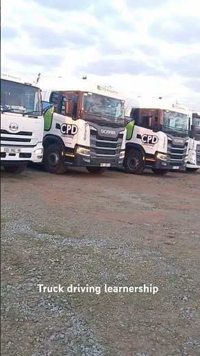 South Africa truck driver learnership code 14 #youngdriver