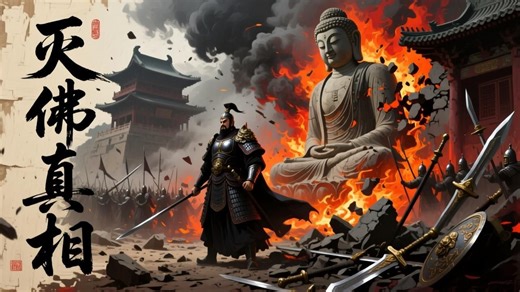你不知道的真实佛教史18 三武一宗灭佛真相 寺庙藏兵器 淫室 和尚抽干国库 北魏太武帝 北周武帝
