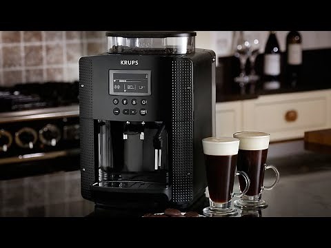 Krups EA8150 - Cafetera Automática 15 Bares de Presión, Pantalla LCD, 3 Niveles de Intensidad