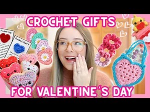 10+ Crochet GIFT IDEAS For Valentine’s Day! 💘