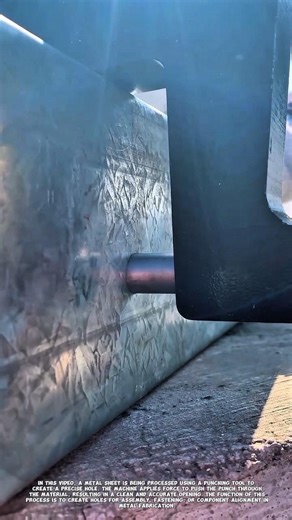 Precision Metal Hole Punching Process | Clean & Accurate Engineering.