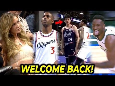 Clippers vs Guangzhou Long Lions Highlights | Chris Paul Comeback, John Collins Dunk & Harden Show