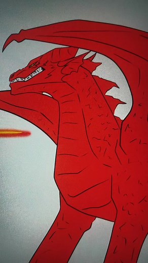 Dragon Fight Fanfic Fantasy AU Art Dragon Battle