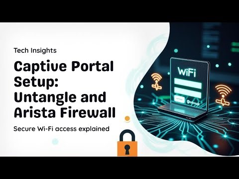 🔐 Captive Portal Setup in Minutes | Untangle + Arista Firewall