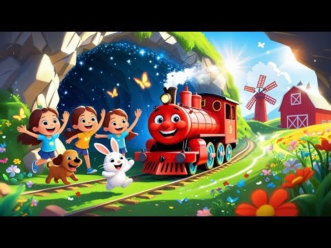 Cute Train Farm Adventure for Kids | Funny Animals & Happy Cartoon Story ❤️