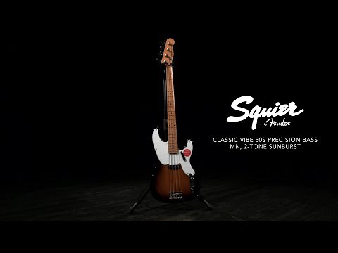 Squier Classic Vibe 50s Precision Bass MN, 2-Tone Sunburst | Gear4music demo