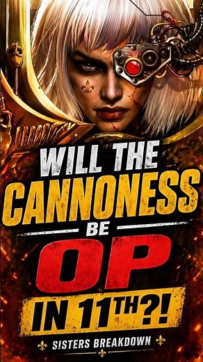 Will Canoness Be OP in 11th?! 🔥 #sistersofbattle #warhammer40k #warhammer