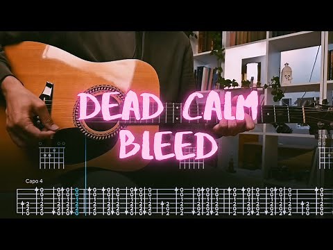 Bleed Dead Calm Сover / Guitar Tab / Lesson / Tutorial