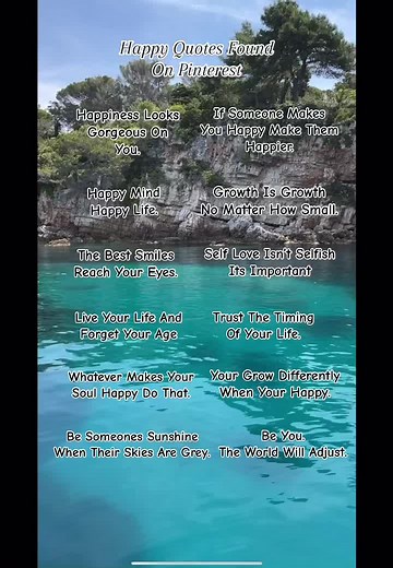 Happy Quotes Found On Pinterest#happyquotesforyoutoread#frompinterest