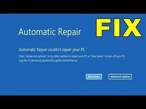 How To Fix Automatic Repair Couldn’t Repair Your PC In Windows 10/11 - Automatic Repair Loop