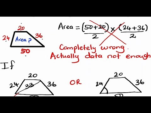 Area of Quadrilateral (Four sides figure) - Is it possible, 4 sides are known ?