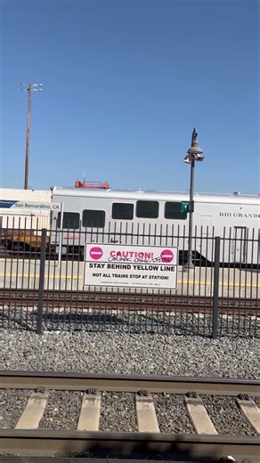 Bnsf track checker car in san Bernardino