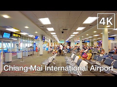 Chiang Mai International Airport - 4K Walking Tour | Thailand (2022)