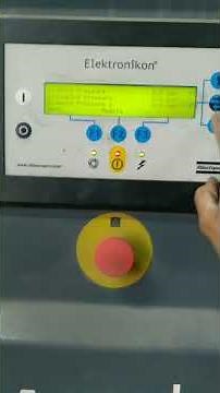 Air compressor loading and unloading parameters settings atlas copco GA 160+FF