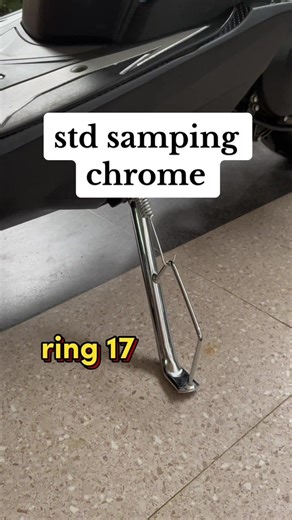 Tutorial Ganti Standar Chrome Ring 17 Motor