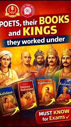 ANCIENT POETS AND THEIR BOOKS| #sscmts #ssccgl #rrbntpc #historyofindia