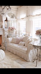 French country vintage–inspired home spaces are where rustic elegance meets timeless comfort. A soft glow from the fireplace, the charm of a chandelier, and dreamy dusty rose florals paired with ivory lace and plush cushions create an ambiance that gently speaks of warmth, nostalgia, and peaceful serenity. #FrenchCountryHome #VintageInspiredSpaces #RusticElegance #TimelessComfort #FireplaceVibes #CozyVintageLiving #DustyRoseAesthetic #IvoryLaceDetails #PastelDecorDreams #NostalgicInteriors #Warm