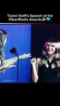 Taylor Swift at the IHeartRadio Awards!💙 #taylorswift #alysaliu #awards #tloas #swifties