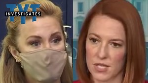 White House Press Secretary Jen Psaki abruptly cuts off Emerald Robinson of NewsMax after first pressing Robinson to name a single person to back up her claim that "people" are saying that this is the third Obama term, and after Robinson then pushes a COVID conspiracy theory. | TYT Investigates