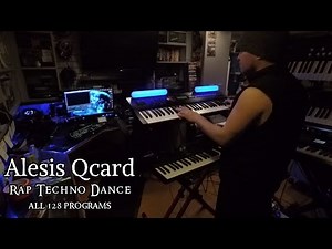 Alesis Qcard "Rap Techno Dance" All 128 Programs (QS6.1 Synth) Q Card Presets