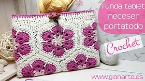 Protege tu tablet con una funda de crochet