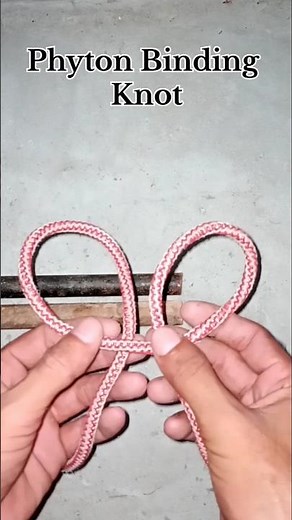 Amazing Phyton Binding Knot tutorial #knot #diy #tipsntricks #tutorial #rope #short #lifeskills #yt