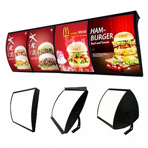 [Hot Item] Indoor Fast Food Restaurant Glowing LED Menu Board Light Box